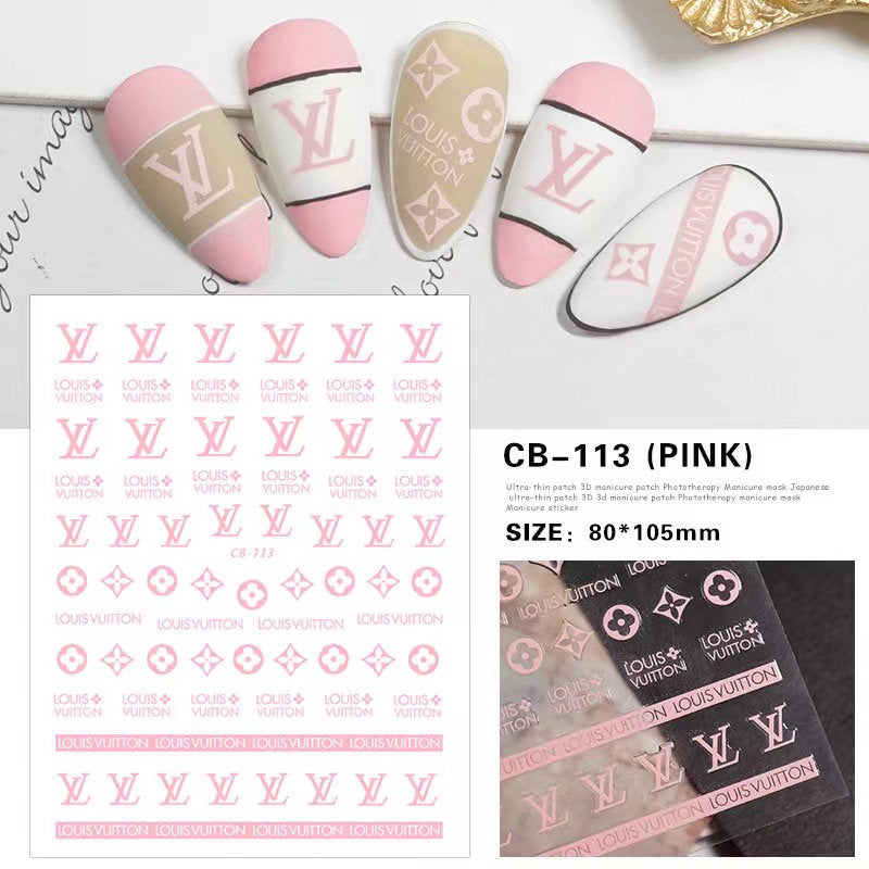 Luxury Nail Stickers Nail Art Designer Nails