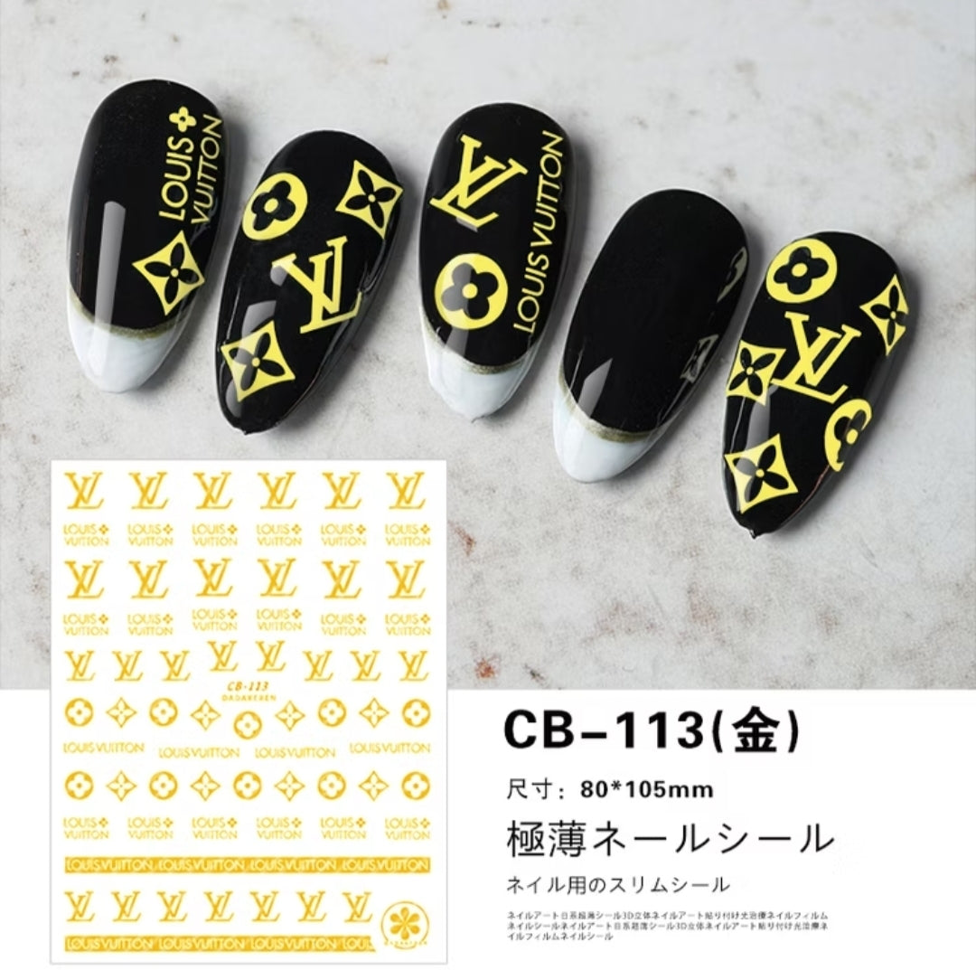 Luxury Nail Stickers Nail Art Designer Nails