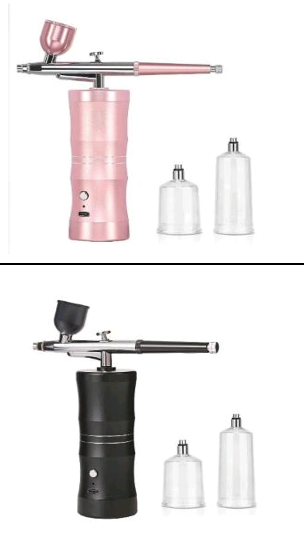 Airbrush Machines and Airbrush Colors for Nails Cordless Portable Airbrush Kit with Compressor High-Pressure Rechargeable Air Brush Spray Machine with 0.3mm Nozzle for Painting Makeup Model Barber Cookie Cake