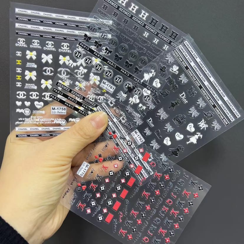 Luxury Nail Stickers Nail Art Designer Nails