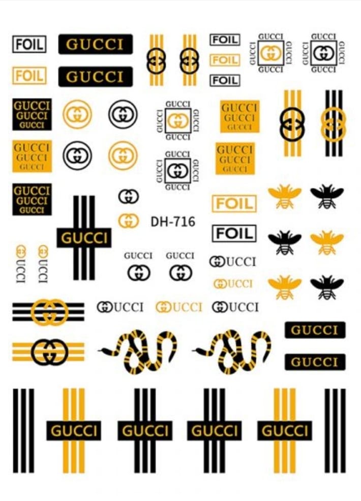 Luxury Nail Stickers Nail Art Designer Nails
