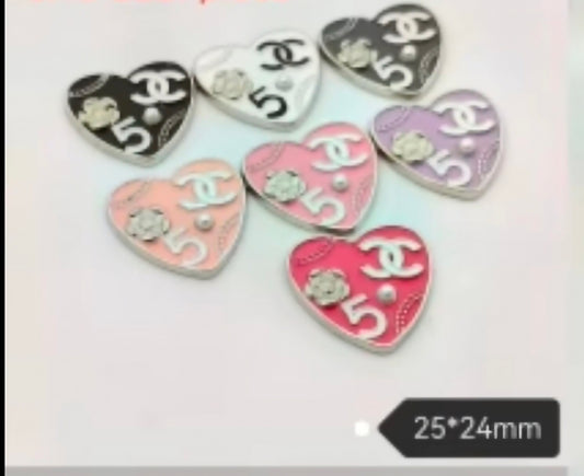 Junk Charms #1: CHANEL Brand Logos Large Junk Charms Designer Luxury Charms for Nails, Phone Cases, Bags, Arts and Crafts