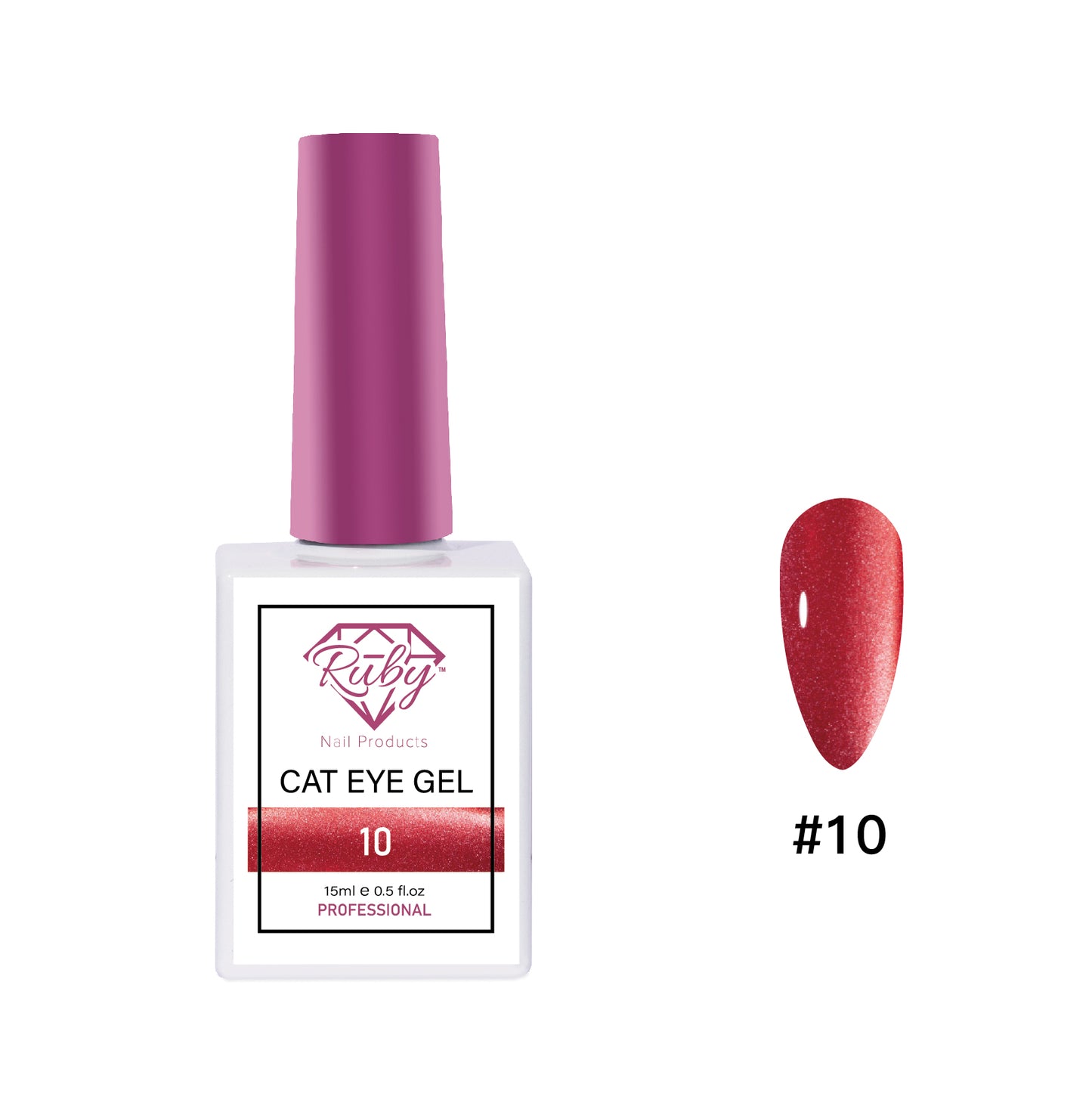 Ruby Cat Eye Gels – Collection #2 | Magnetic Cateye Gel Polishes