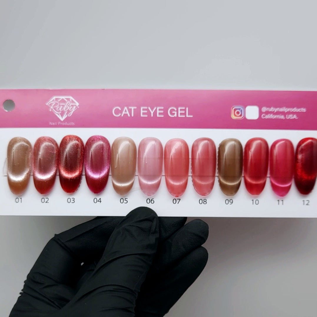Ruby Cat Eye Gels – Collection #2 | Magnetic Cateye Gel Polishes