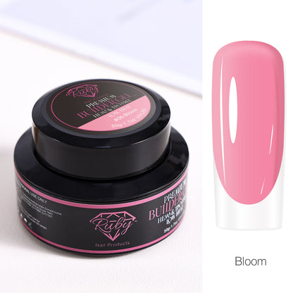Ruby Premium Builder Gel in Jar 50g 50ml HEMA and TPO Free Low Heat 12 Colors
