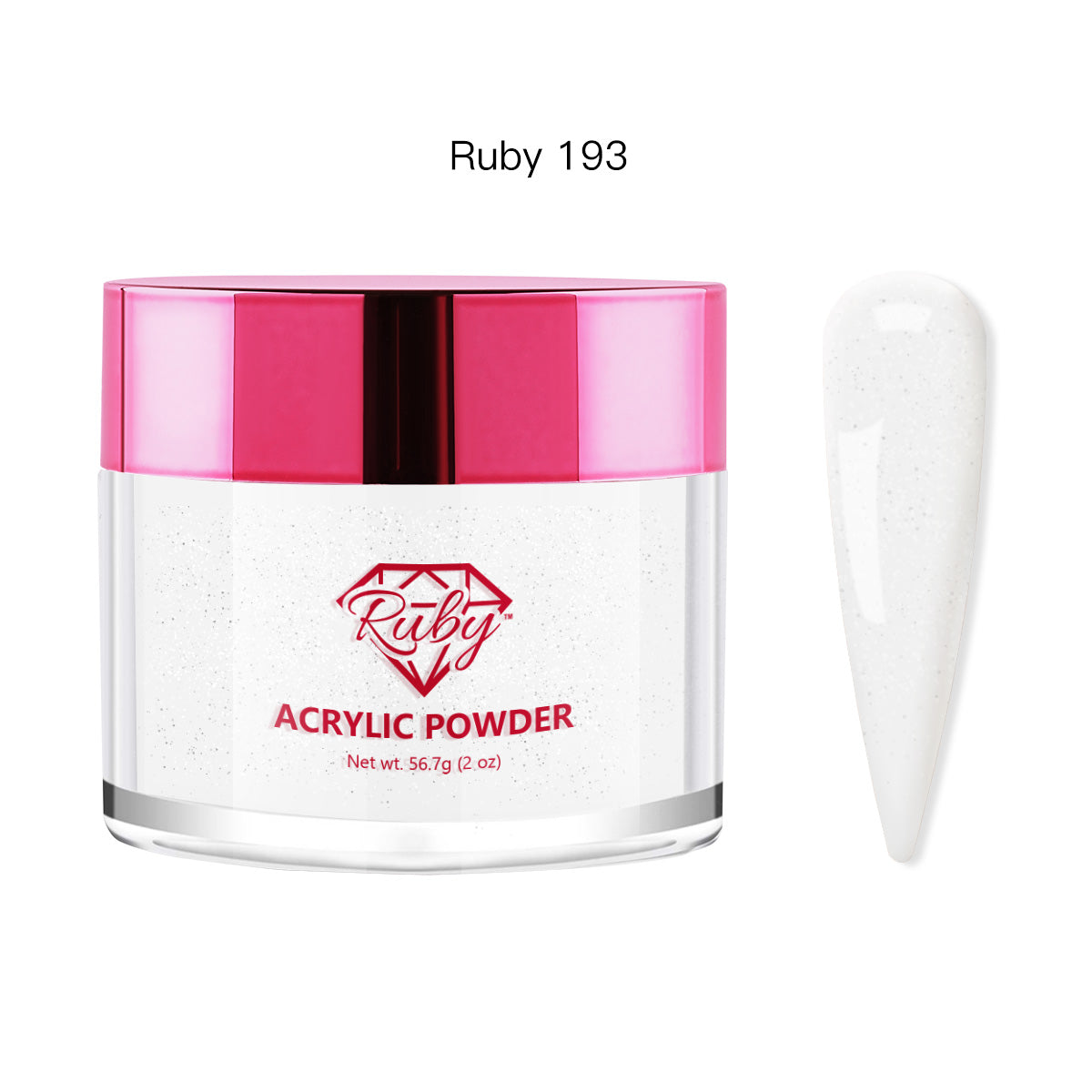 Ruby Acrylic Powders 2oz (# 101 to 196)