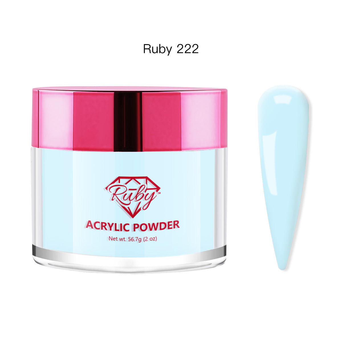 Ruby Acrylic Powders 2oz (# 101 to 196)