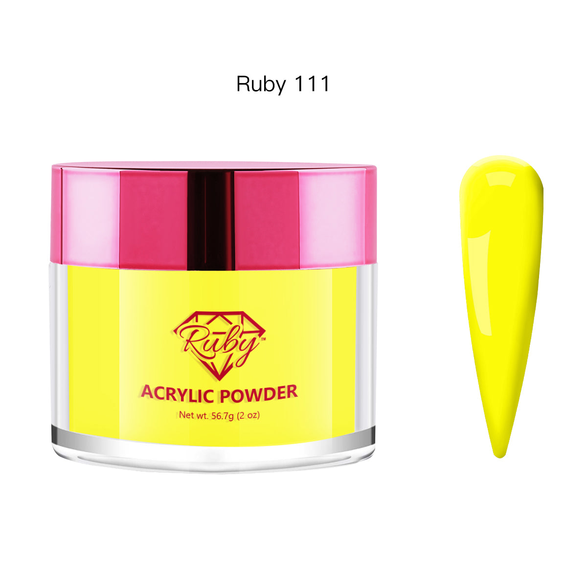 Ruby Acrylic Powders 2oz (# 101 to 196)