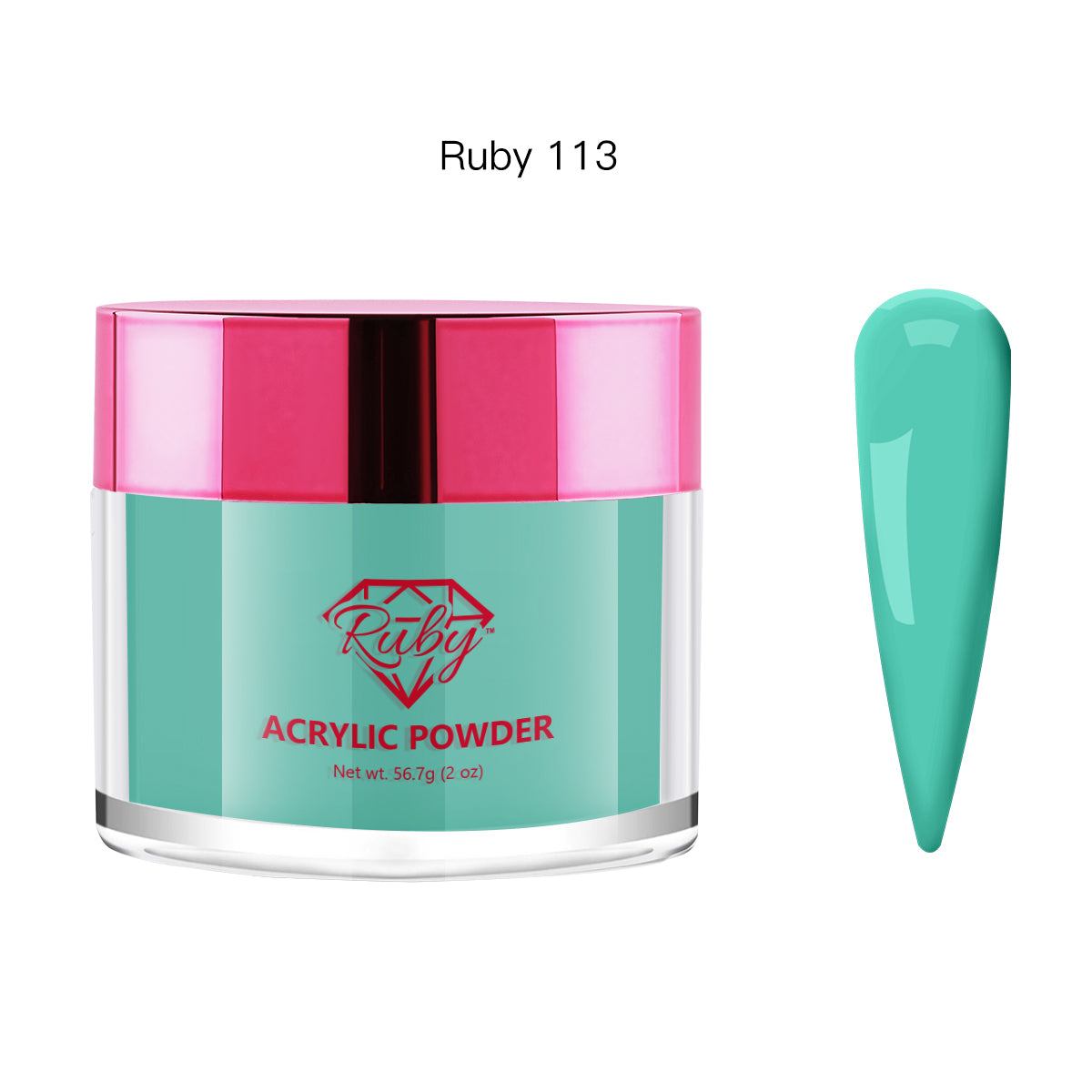 Ruby Acrylic Powders 2oz (# 101 to 196)