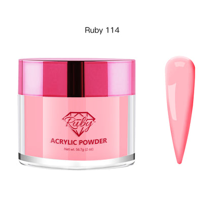 Ruby Acrylic Powders 2oz (# 101 to 196)