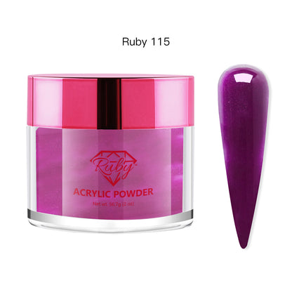 Ruby Acrylic Powders 2oz (# 101 to 196)