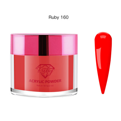 Ruby Acrylic Powders 2oz (# 101 to 196)