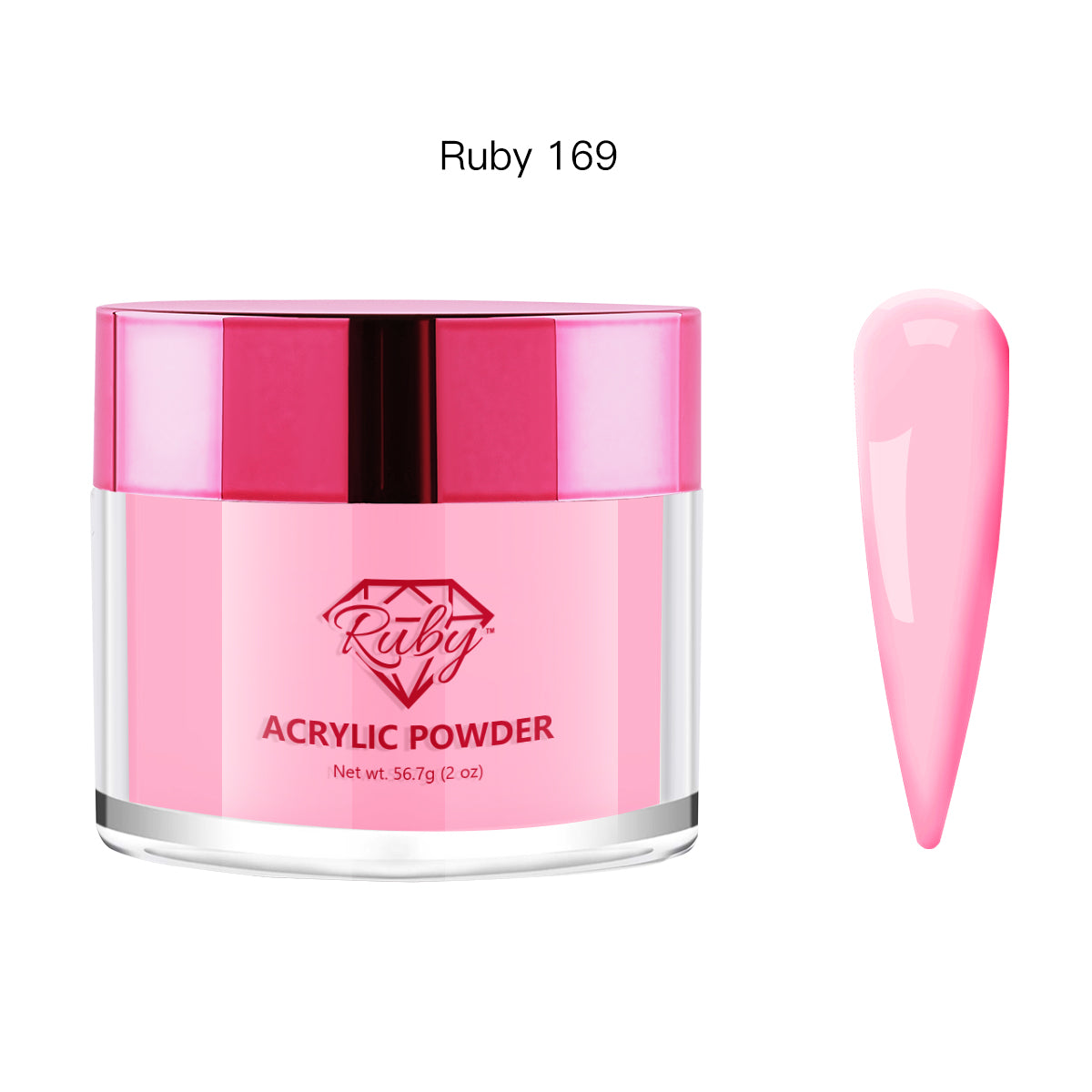 Ruby Acrylic Powders 2oz (# 101 to 196)