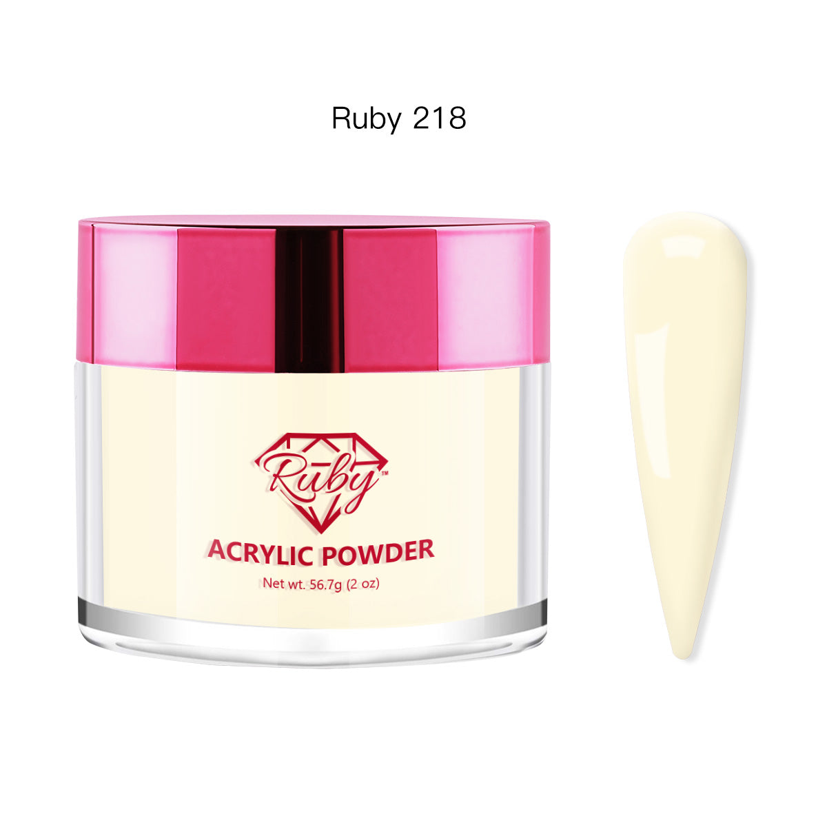 Ruby Acrylic Powders 2oz (# 101 to 196)