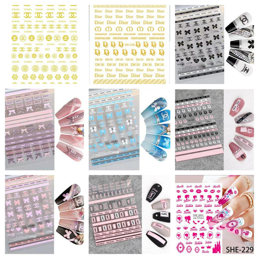 Designer Brands Nail Stickers Nail Art