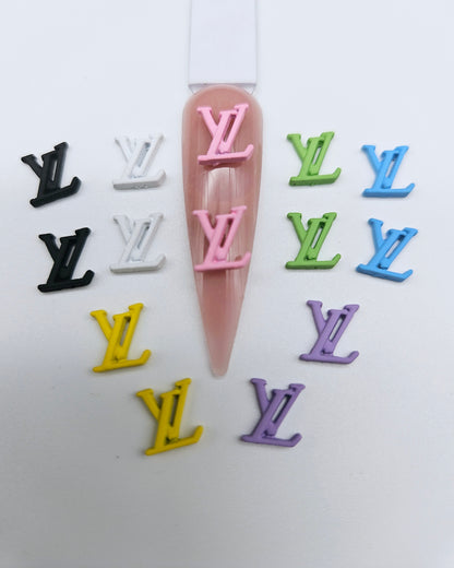 35pcs Designer Nail Charms Colorful Mix 7 Colors