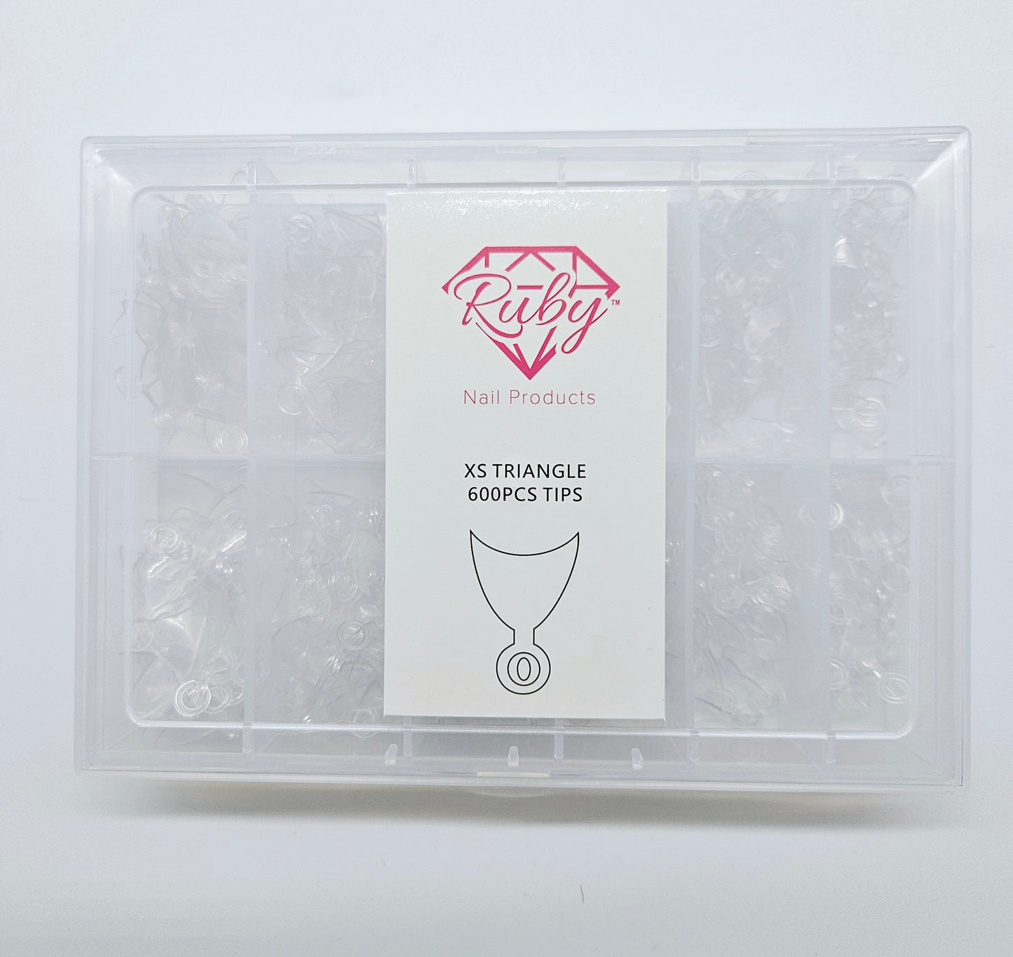 Ruby Gel-EX Full Cover Soft Gel Tips Extension