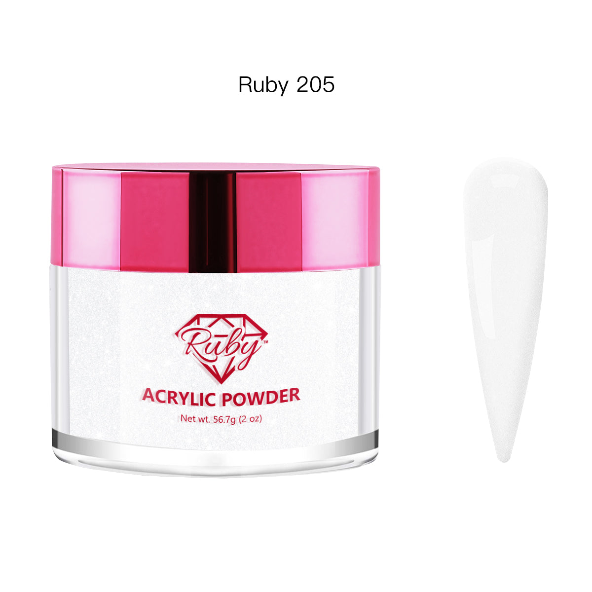 Ruby Acrylic Powders 2oz (# 101 to 196)