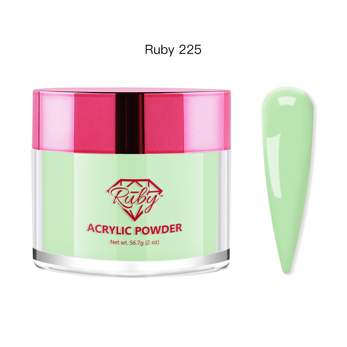 Ruby Acrylic Powders 2 oz (# 205 to 230)