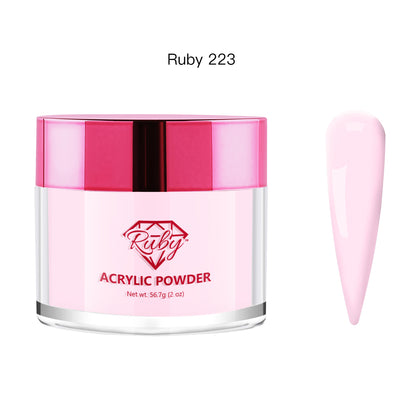 Ruby Acrylic Powders 2 oz (# 205 to 230)