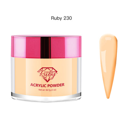 Ruby Acrylic Powders 2oz (# 101 to 196)