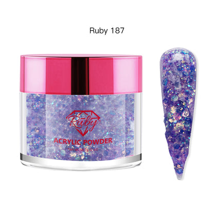 Ruby Acrylic Powders 2oz (# 101 to 196)