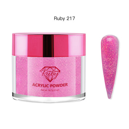 Ruby Acrylic Powders 2oz (# 101 to 196)