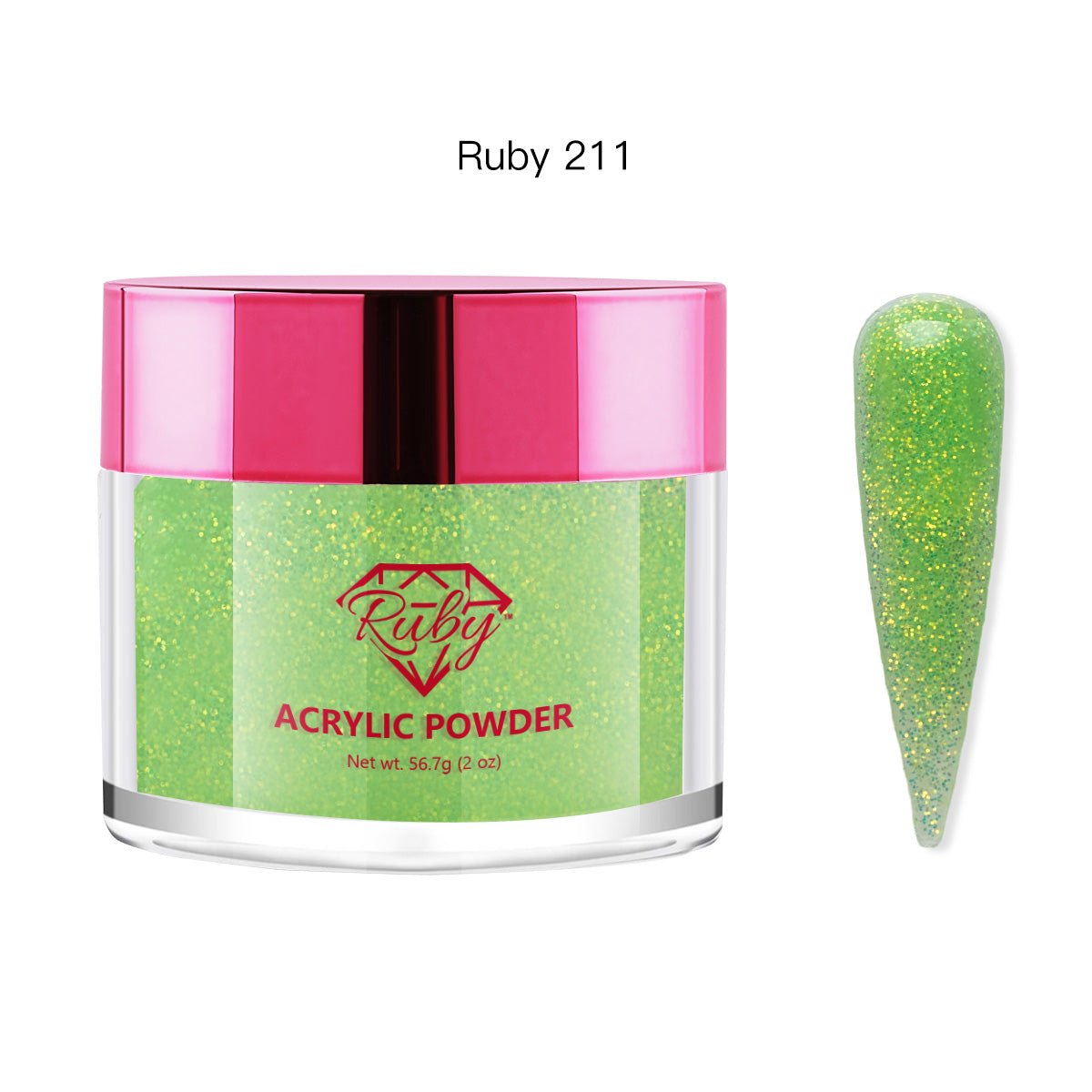 Ruby Acrylic Powders 2oz (# 101 to 196)