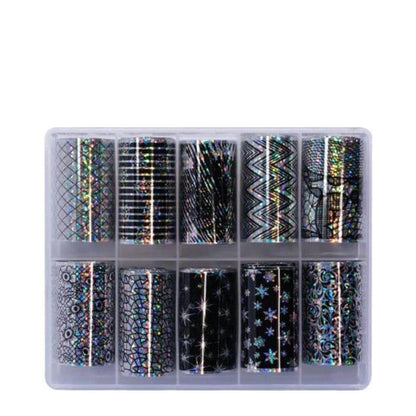 DND Nail Foils Box 10 rolls