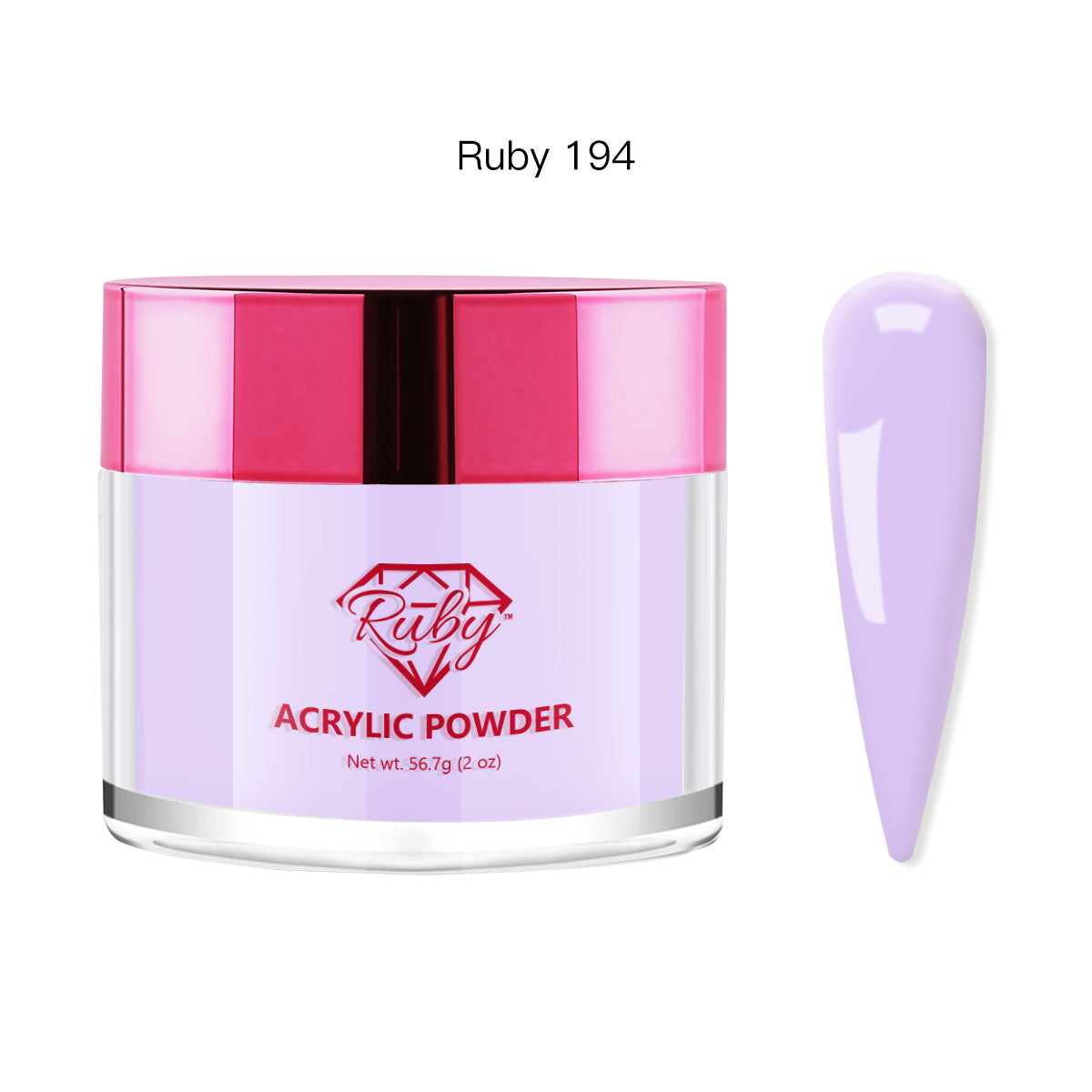 Ruby Acrylic Powders 2oz (# 101 to 196)