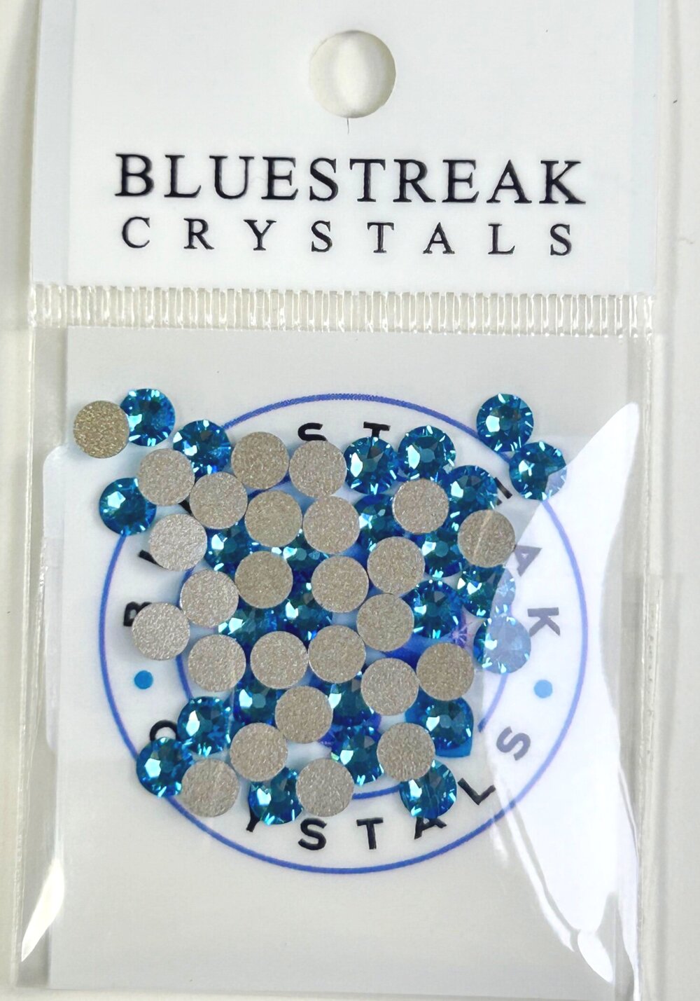 Bluestreak Crystals Serinity ROUND Rhinestones Flatback NonHotfix SS3 - SS20