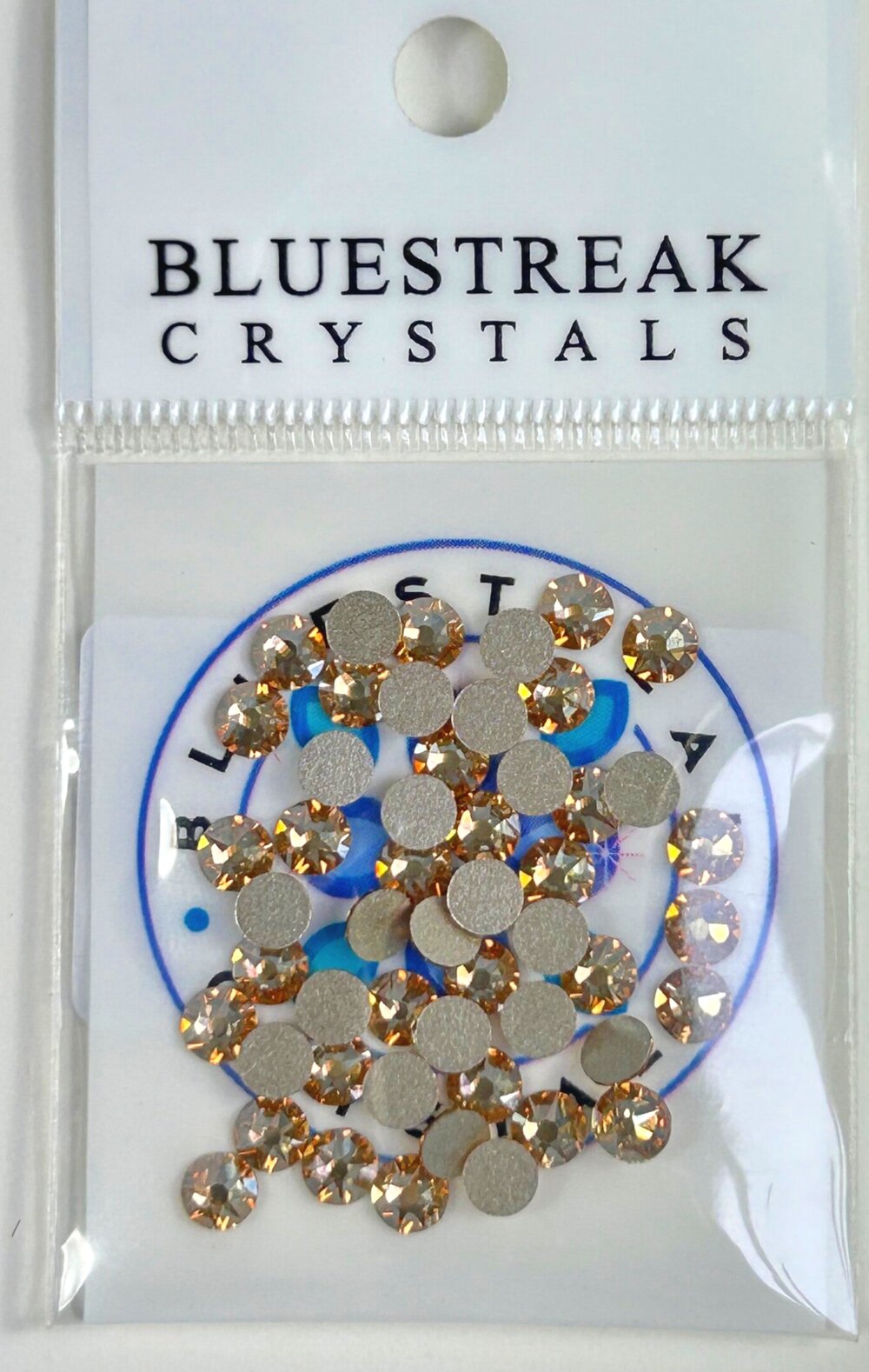 Bluestreak Crystals Serinity ROUND Rhinestones Flatback NonHotfix SS3 - SS20