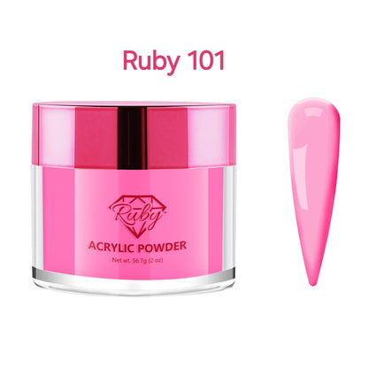 Ruby Acrylic Powders 2oz (# 101 to 196)