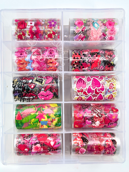 DND Nail Foils Box 10 rolls