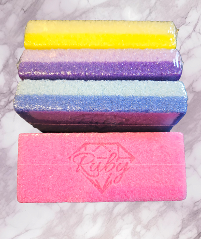 Ruby Dual Grit Pumice Pads Indivually Wrapped