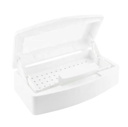 Plastic Nail Disinfecting Sterilizer Tray Box Storage