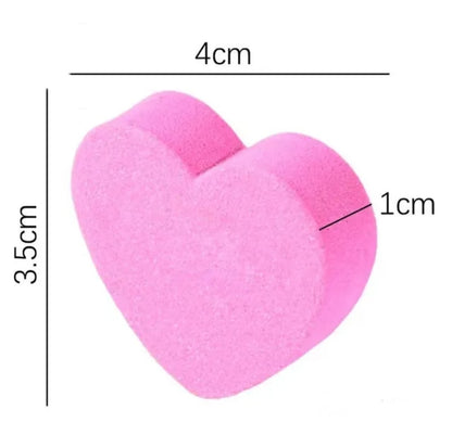 Heart Shape Nail Mini Buffer Manicure Tool 2 Sided