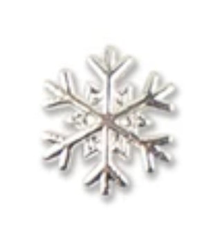 Small Snowflakes Gold Silver Nail Charms