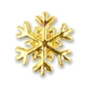 Small Snowflakes Gold Silver Nail Charms