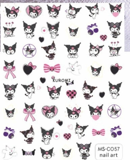 Character Nail Stickers Nail Art