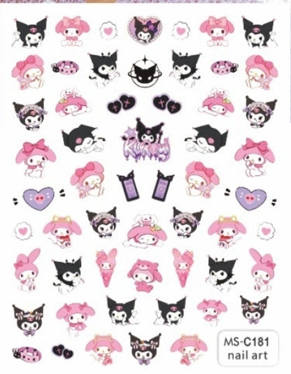 Character Nail Stickers Nail Art