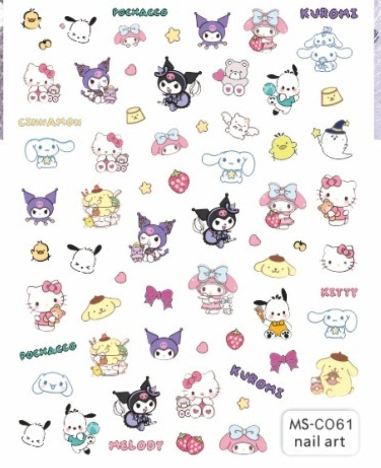 Character Nail Stickers Nail Art