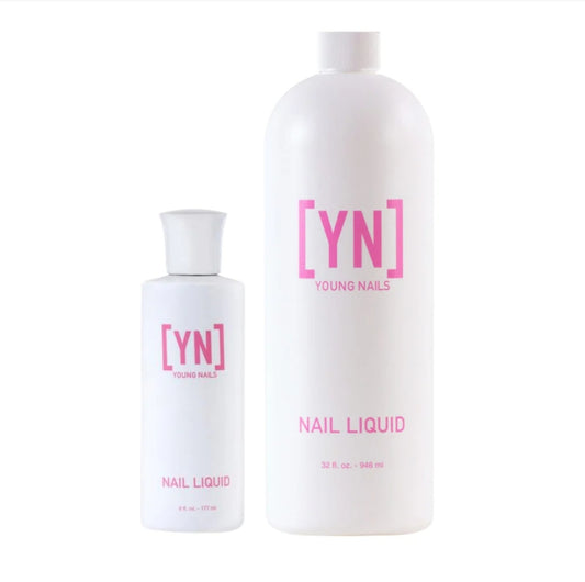 Young Nails Monomer Nail Liquid 6oz and 32oz Low Odor and Extreme Low Odor