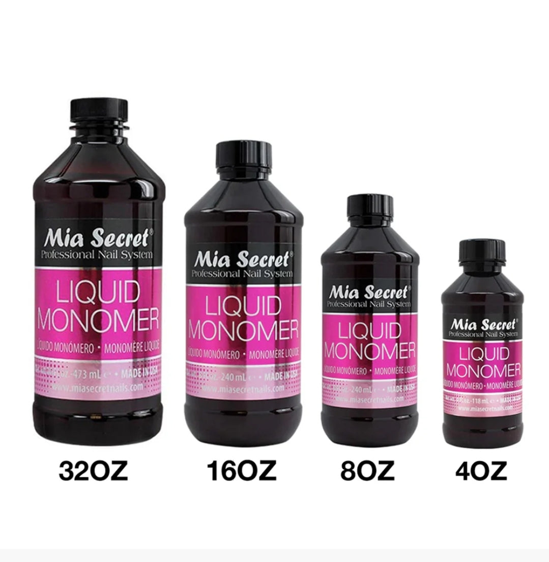 Mia Secret Advanced EMA Liquid Monomer 8oz and 32oz