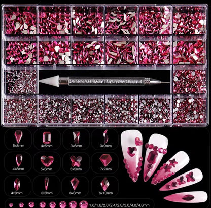 Rhinestones Diamond Box 7920pcs