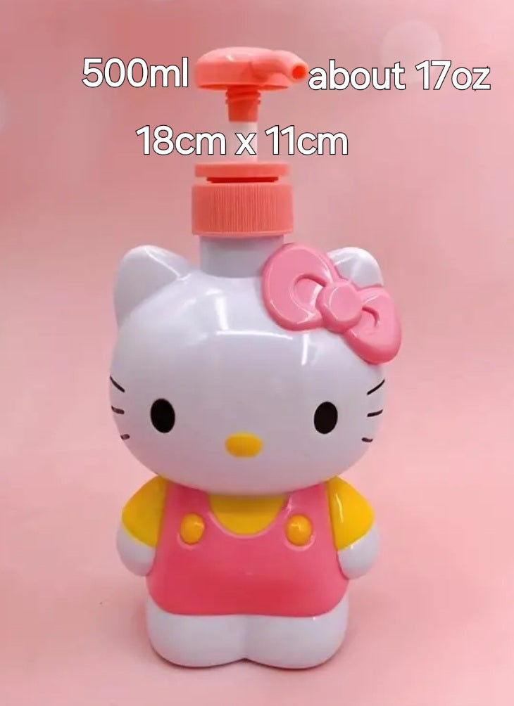 Hello Kitty Empty Plastic Bottles