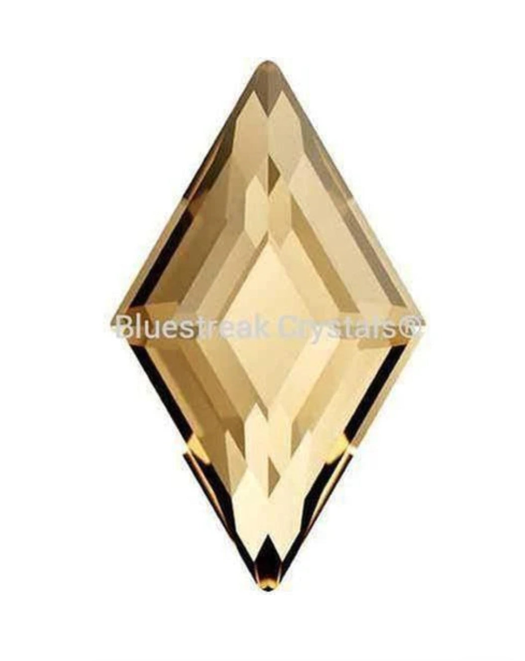 Bluestreak Crystals Serinity Flatback NonHotfix Rhinestone Shapes GOLDEN SHADOW