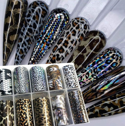 DND Nail Foils Box 10 rolls