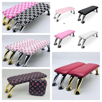 Luxury Nail Arm Rest With Legs and Anti-Slip and U-Shape Arm Rest