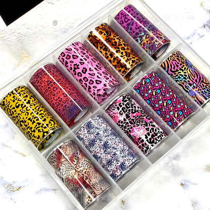 DND Nail Foils Box 10 rolls